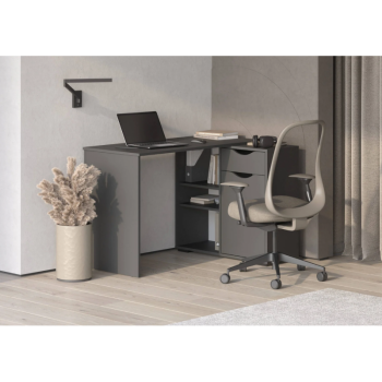 Стол письменный, арт.6-011110, графит (ГК) в Ревде - revda.mebel-e96.ru