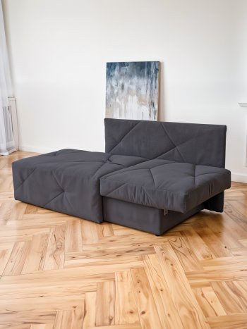 Диван 1010 графит, правый (BRENDOSS) в Ревде - revda.mebel-e96.ru