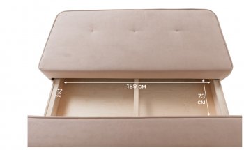 Диван-кровать 1001 бежевый (Brendoss) в Ревде - revda.mebel-e96.ru