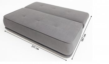 Диван-кровать 1001 серый (Brendoss) в Ревде - revda.mebel-e96.ru