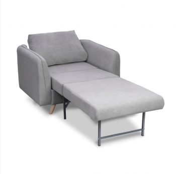 Кресло-кровать 6135 серый в Ревде - revda.mebel-e96.ru