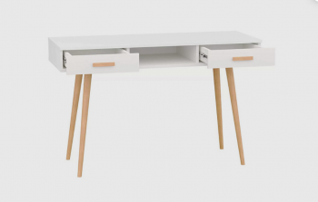 Стол письменный, арт.6-01103, белый (ГК) в Ревде - revda.mebel-e96.ru