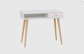 Стол письменный, арт.6-01101, белый (ГК) в Ревде - revda.mebel-e96.ru