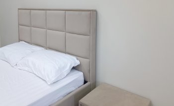 Кровать с подъемным механизмом Мега беж (Лин) в Ревде - revda.mebel-e96.ru