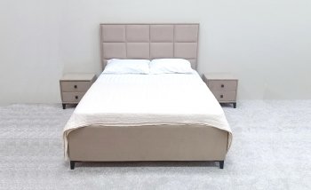 Кровать с подъемным механизмом Мега беж (Лин) в Ревде - revda.mebel-e96.ru