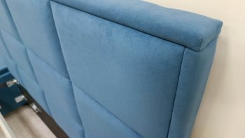 Кровать с подъемным механизмом Мега синий (Лин) в Ревде - revda.mebel-e96.ru