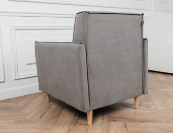 Кресло 831 Серый, велюр (Brendoss) в Ревде - revda.mebel-e96.ru