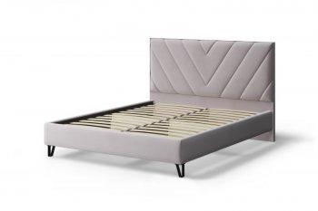 Кровать Аделия мягкая Dusty rose (пепельная роза), 1600 (МЛК) в Ревде - revda.mebel-e96.ru