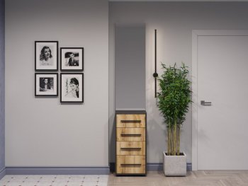 Тумба с зеркалом Аэлита сек.2 (Росток) в Ревде - revda.mebel-e96.ru