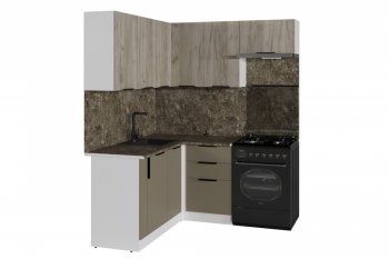 Кухонный гарнитур Альба мега прайм 1600х1700 мм (Герда) в Ревде - revda.mebel-e96.ru
