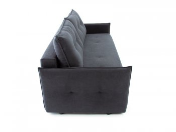 Диван Аура 3П, велюр Ультра грей (темно-серый) (Аврора) в Ревде - revda.mebel-e96.ru