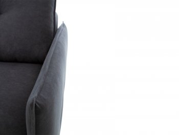 Диван Аура 3П, велюр Ультра грей (темно-серый) (Аврора) в Ревде - revda.mebel-e96.ru