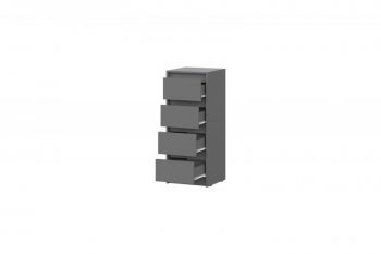 Комод Айден КМ06-400 серый графит (ИЦ) в Ревде - revda.mebel-e96.ru