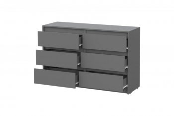 Комод Айден КМ06-1200 серый графит (ИЦ) в Ревде - revda.mebel-e96.ru