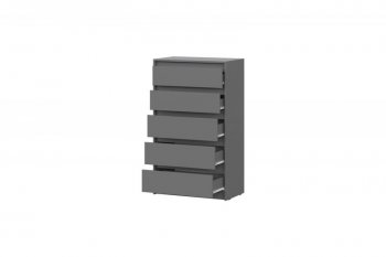 Комод Айден КМ06-700 серый графит (ИЦ) в Ревде - revda.mebel-e96.ru