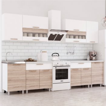 Кухонный гарнитур Айсбери 2400 мм (БТС) в Ревде - revda.mebel-e96.ru