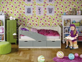 Кровать Бабочки Шарли бриз (Миф) в Ревде - revda.mebel-e96.ru