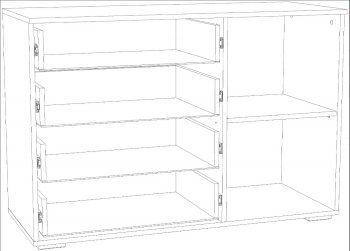 Комод Банни (Silva) в Ревде - revda.mebel-e96.ru