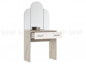 Стол туалетный Бася крафт/кашемир (Миф) в Ревде - revda.mebel-e96.ru