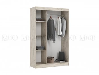 Шкаф-купе Бася 1300 мм крафт/кашемир (Миф) в Ревде - revda.mebel-e96.ru