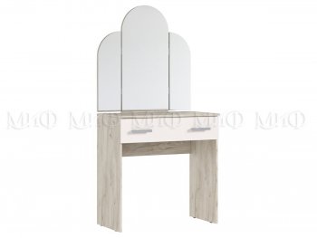 Стол туалетный Бася крафт/кашемир (Миф) в Ревде - revda.mebel-e96.ru