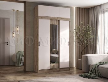 Спальный гарнитур Бася крафт/кашемир (Миф) в Ревде - revda.mebel-e96.ru