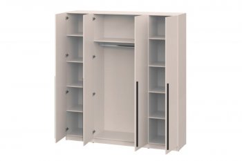 Шкаф 2000 мм Берген ШК-2000 с зеркалом кашемир (ИЦ) в Ревде - revda.mebel-e96.ru