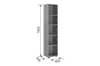 Шкаф с антресолью 1200 мм Бери К2 белый (Мебельсон) в Ревде - revda.mebel-e96.ru