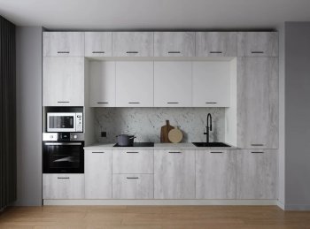 Кухонный гарнитур Бланка 3400 мм (Санвут) в Ревде - revda.mebel-e96.ru