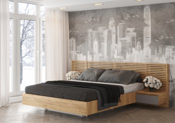 Кровать с подъемным механизмом Бостон серый (Стиль) в Ревде - revda.mebel-e96.ru