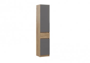 Прихожая Бостон Лайт комп.1 серый шифер (Стиль) в Ревде - revda.mebel-e96.ru