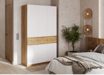 Спальный гарнитур Бостон Лайт белый (Стиль) в Ревде - revda.mebel-e96.ru