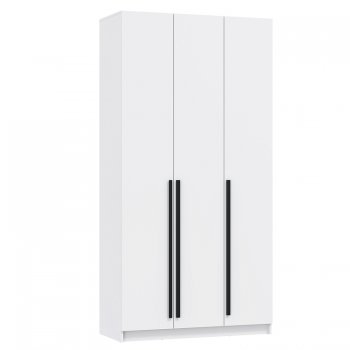 Шкаф 1200 мм 67.12 Брандо ЛДСП Белый (высота 2400) (Олмеко) в Ревде - revda.mebel-e96.ru