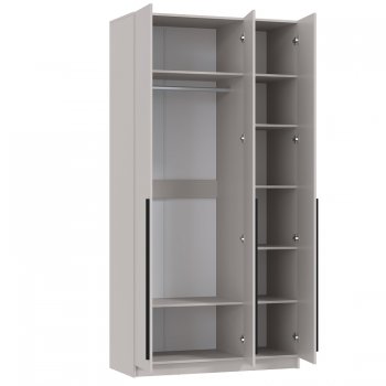 Шкаф 1200 мм 67.12 Брандо ЛДСП Кашемир (высота 2400) (Олмеко) в Ревде - revda.mebel-e96.ru