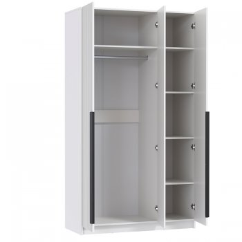 Шкаф 1200 мм 67.15 Брандо МДФ Белый (высота 2150) (Олмеко) в Ревде - revda.mebel-e96.ru