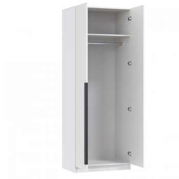 Шкаф 800 мм 67.17 Брандо МДФ Белый (высота 2150) (Олмеко) в Ревде - revda.mebel-e96.ru