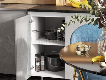 Кухонный гарнитур 2000 мм Челси бетон (Миф) в Ревде - revda.mebel-e96.ru