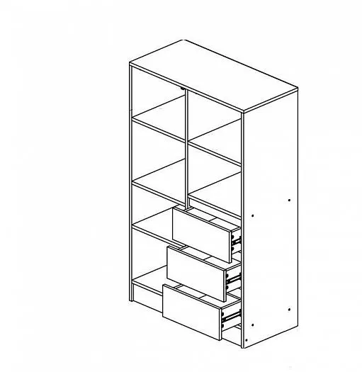 Шкаф комбинированный Челси Color (Миф) в Ревде - revda.mebel-e96.ru