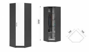 Шкаф угловой Чикаго (Имп) в Ревде - revda.mebel-e96.ru