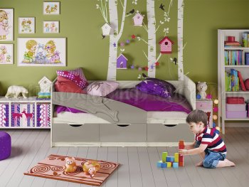 Кровать Дельфин шарли мокко (Миф) в Ревде - revda.mebel-e96.ru