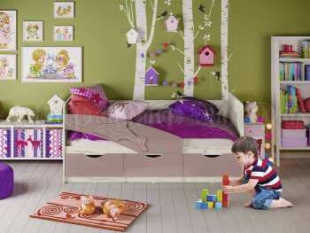 Кровать Дельфин шарли пинк (Миф) в Ревде - revda.mebel-e96.ru