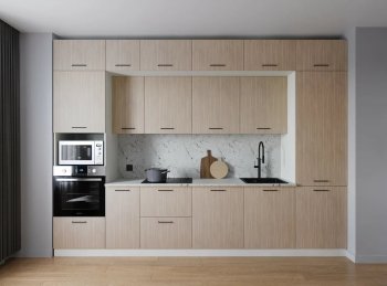 Кухонный гарнитур Шимо 3400 мм МДФ (Санвут) в Ревде - revda.mebel-e96.ru