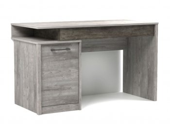 Стол письменный Денвер Риббек серый (СБК) в Ревде - revda.mebel-e96.ru