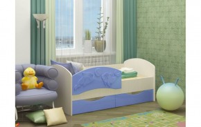 Детская кровать Дельфин-3 МДФ голубой, 80х160 в Ревде - revda.mebel-e96.ru