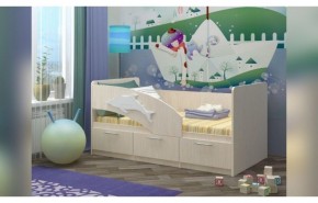 Детская кровать Дельфин-5 80х160 (Р) в Ревде - revda.mebel-e96.ru