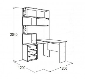 Набор детской мебели Омега-16 (модульная) в Ревде - revda.mebel-e96.ru