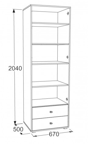 Набор детской мебели Омега-18 (модульная) в Ревде - revda.mebel-e96.ru