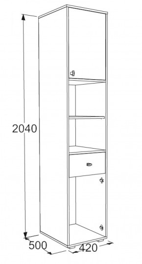 Набор детской мебели Омега-18 (модульная) в Ревде - revda.mebel-e96.ru