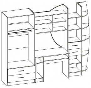 Детская Юниор 2 (МФД металлик) в Ревде - revda.mebel-e96.ru