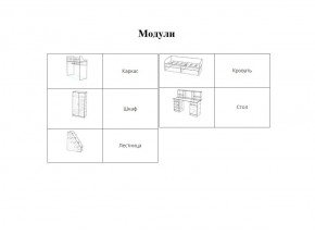 Набор детской мебели Юта (Ярофф) в Ревде - revda.mebel-e96.ru